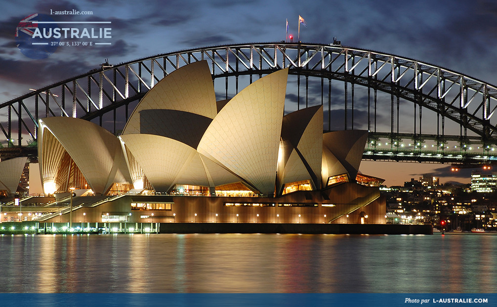 Opéra de Sydney et le pont Harbour