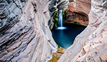 Gorge d'Hamersley du Parc national de Karijini en Australie