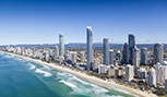 Surfers Paradise sur la Gold Coast dans le Queensland en Australie